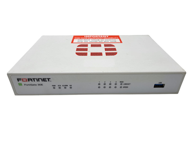 Fortinet FortiGate 30E FG-30E | Network Security Firewall | Factory Reset Q