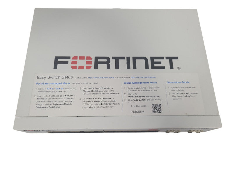 Fortinet FortiSwitch FS-108E-PoE Ethernet Switch !