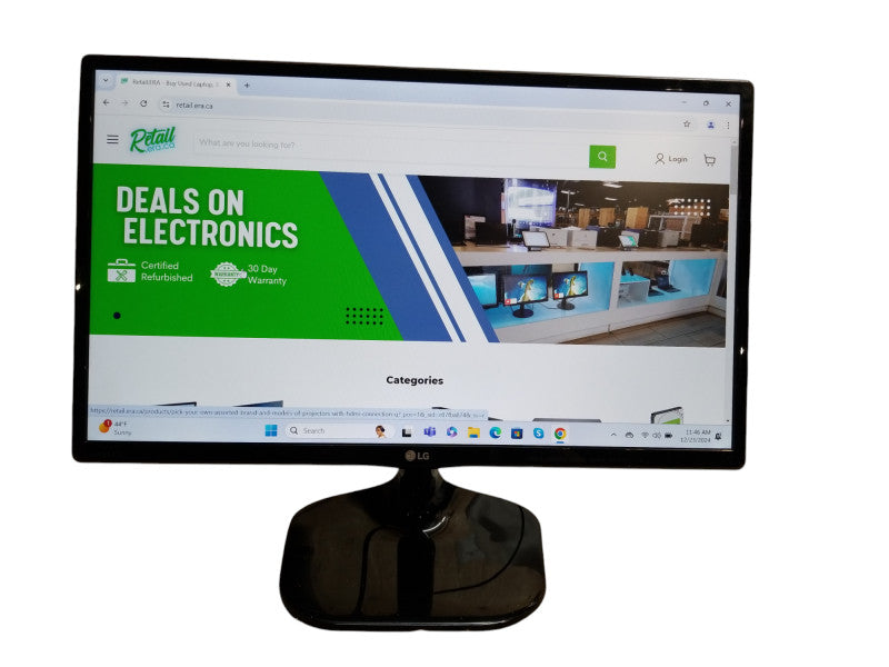 Lg 24MP56HQ 24" Class Narrow Bezel IPS LED Monitor 75Hz Refresh Rate