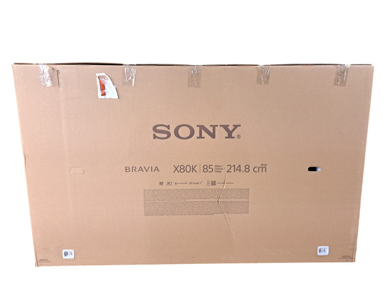 Sony 85 inch X80K 4K Ultra HD HDR LED Smart Google TV, READ