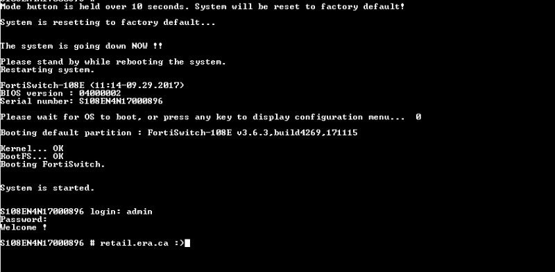 Fortinet Fortiswitch FS-108E | 8-Port Gigabit w/ 2x SFP Network Switch