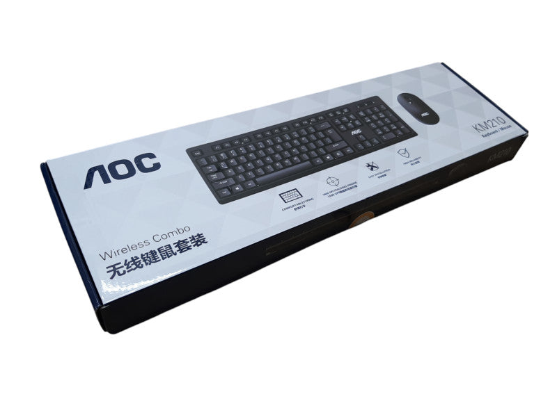 Open-Box AOC KM210 Wireless Combo, keyboard & Mouse