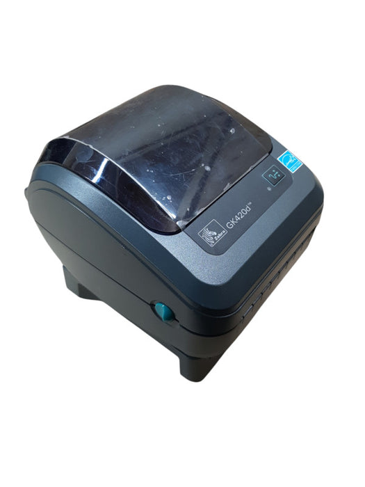 Zebra GK420D Thermal Label Printer w/ Power Base GK42-212510-000