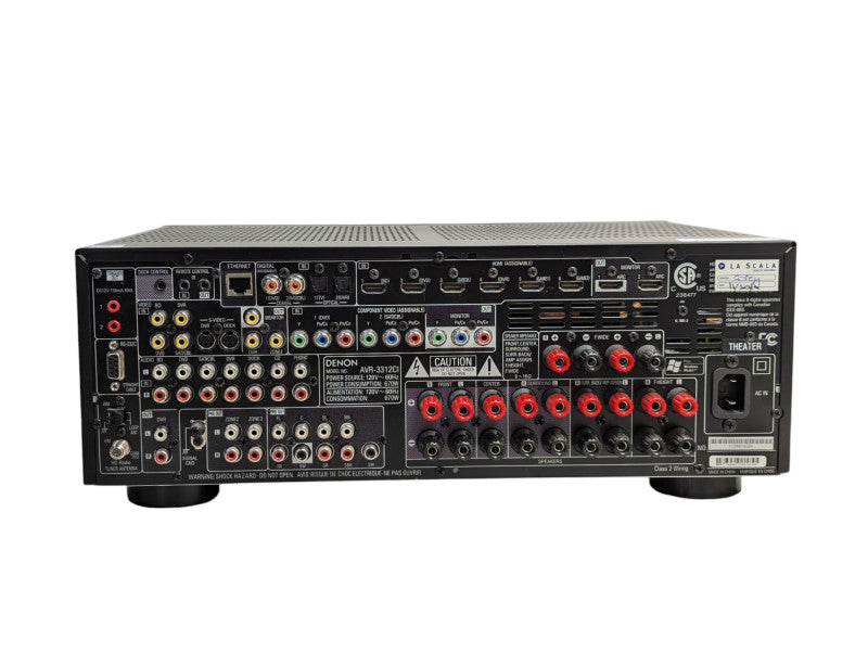 DENON AVR-3312ci 7.1 Surround Sound Home Theatre Receiver HDMI Network -
