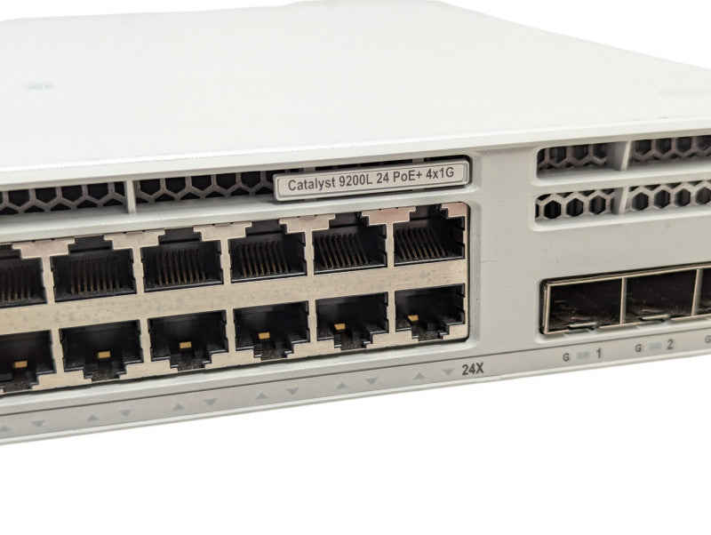Cisco Catalyst C9200L-24P-4G-E 24 Port PoE+ Switch 1 PSU -
