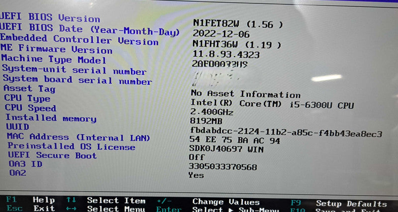 Thinkpad X1 Yoga i5-6300U CPU| 8GB RAM| 256GB SSD  BudLap