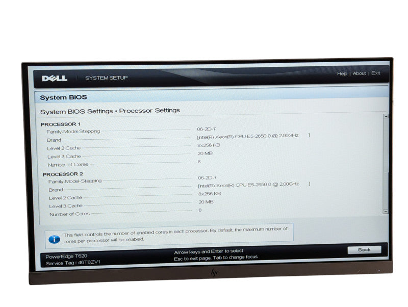 DELL 4U Rackable T620 2x Intel Xeon E5-2650 0 @ 2.00Ghz 128GB RAM READ  -
