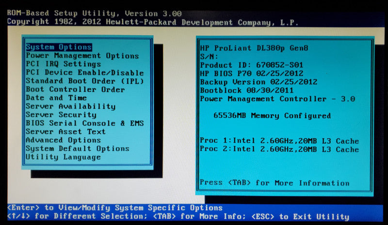 HP ProLiant DL380p Gen8 | 2x Xeon E5-2670 0 | 64GB DDR3 | No HDD | P420i