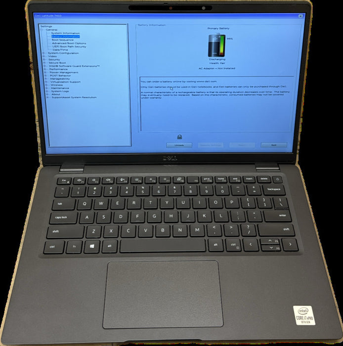 Dell Latitude 7410 TOUCH i7-10810U BIOS Locked For Parts Or Repair READ!  Lap200