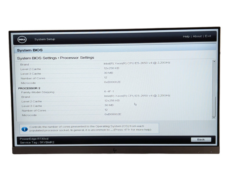 DELL PowerEdge R730xd Dual Intel Xeon E5-2650 v4 @ 2.20Ghz 128GB RAM HBA330 m -
