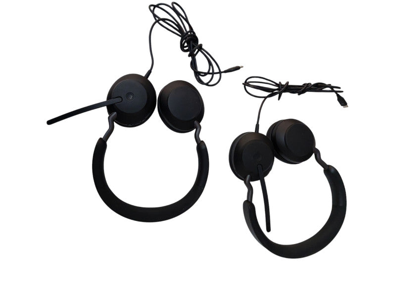 Bundle of 2 Jabra Evolve2 65 Stereo Wired Headset USB-C , No Dongles =