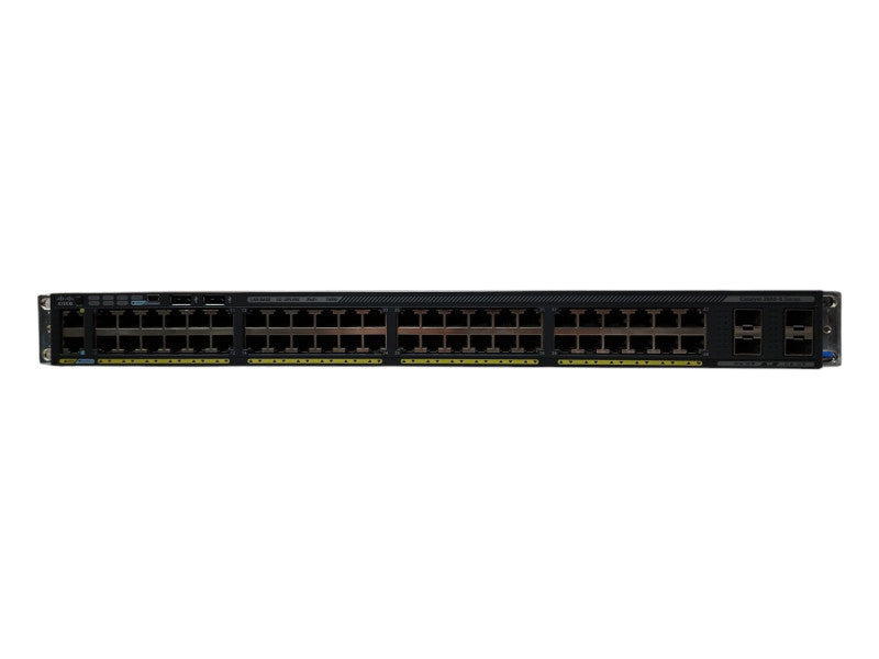 Cisco WS-C2960X-48FPS-L, 48 Port Gigabit PoE+ 740W 4x SFP Switch, + Stack