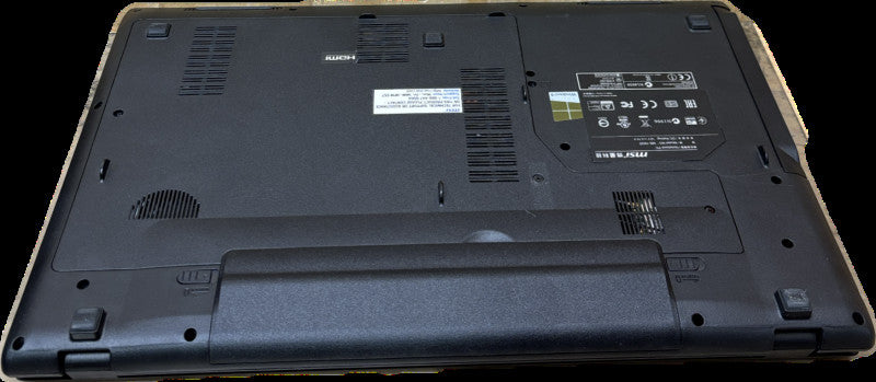 MSI MS-16GD i5-4210M@2.6GHz NVIDIA GeForce 920M 2GB GPU 16GB RAM 500GB SSD  Lap200