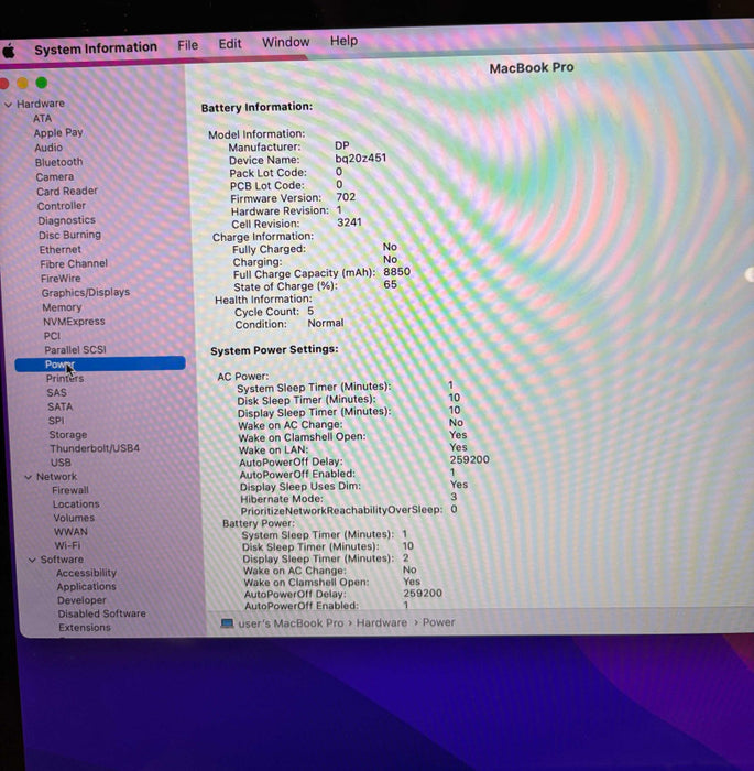Apple MacBook Pro 15" Mid 2015 i7-4980HQ 16GB 512SSD No Power Adapter READ