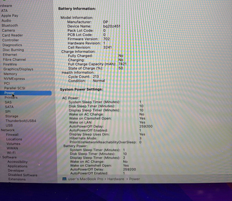 Apple MacBook Pro 15" Mid 2015 i7-4980HQ 16GB 512SSD No Power Adapter READ