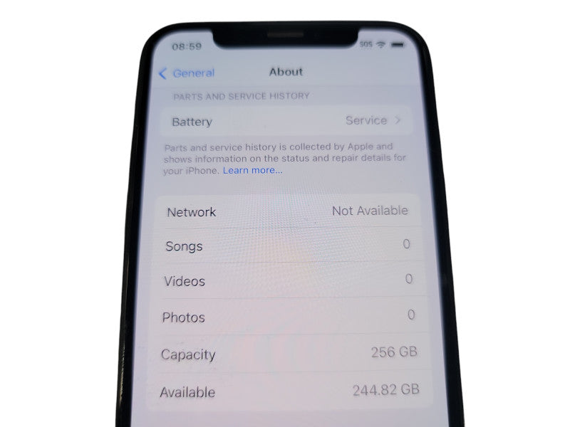 Apple iPhone X - 256GB - Space  Gray [A1901] (