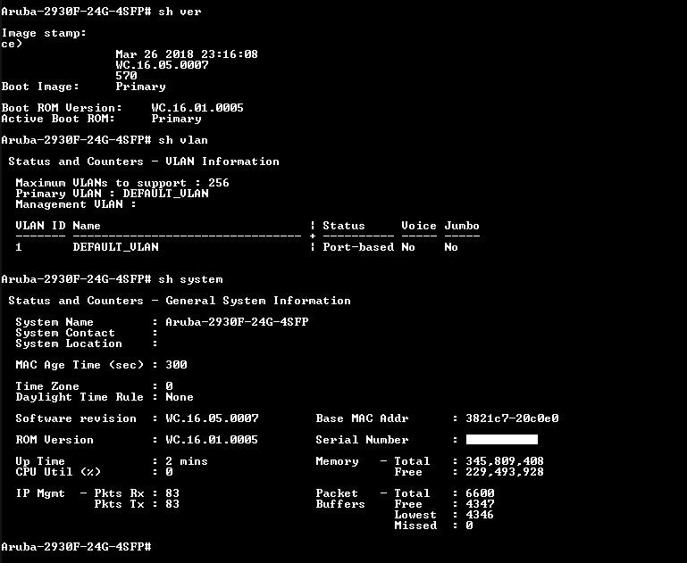 Aruba 2930F 24G PoE+ 4SFP Switch (JL259A)