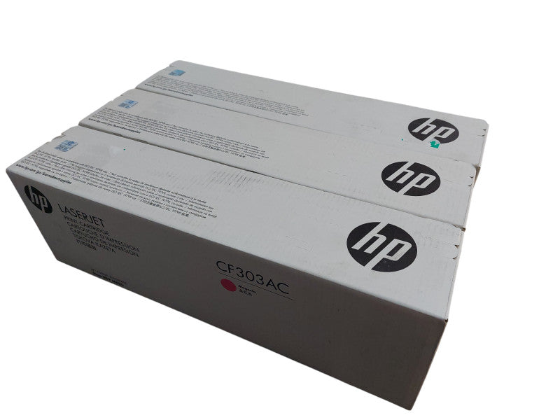 SET HP CF301AC,CF302AC,CF303AC LaserJet Print Cartridge Cyan, Yellow, Magenta =