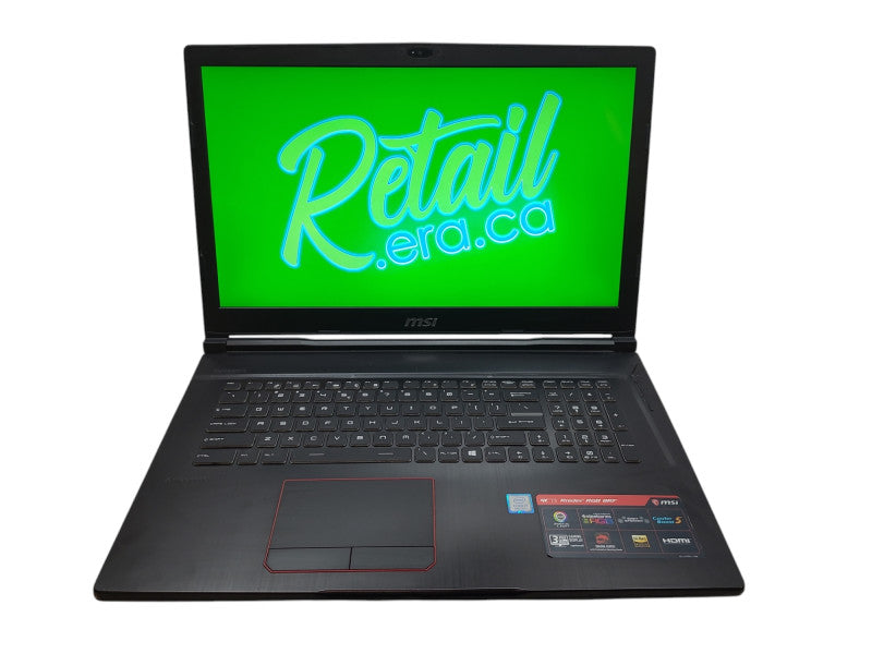 MSI MS-17C5 Gaming Laptop i7-8750H 16GB RAM 1TB HDD, 256GB SSD  Lap200