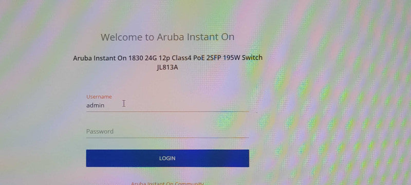Aruba Instant on 1830 24G 12p Class4 PoE 2SFP 195W Switch w/ rack Ears _
