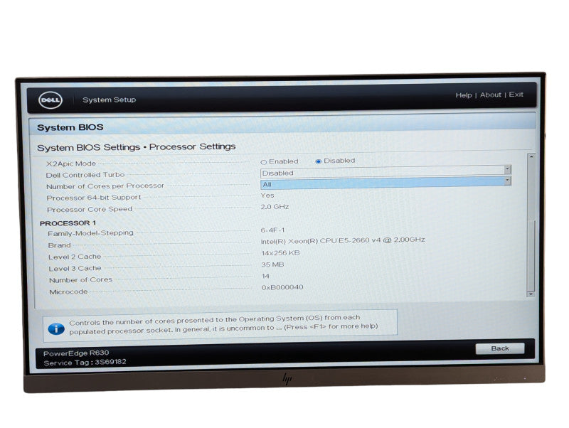 DELL PowerEdge R630 Intel Xeon E5-2660 v4 128GB RAM H730P mini  -