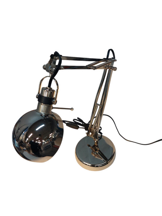 Ikea Chrome Articulating Lamp , Soft yellow Ikea Bulb A0501 =