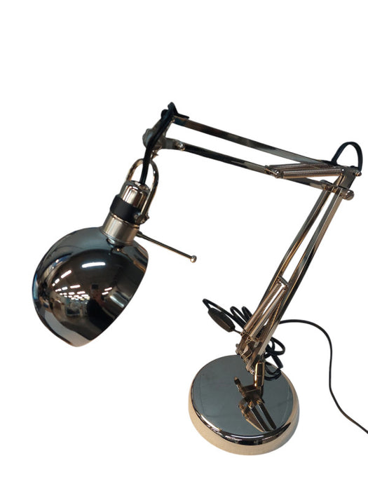 Ikea Chrome Articulating Lamp , Soft yellow Ikea Bulb A0501 =