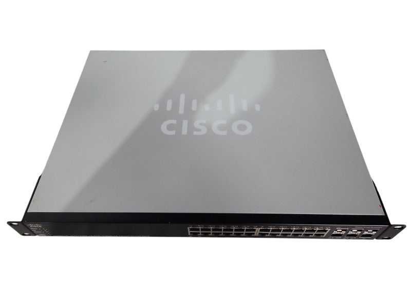 Cisco SG500X-24P-K9 24-Port 1Gbe 4xSFP+ 10Gbe PoE Stackable Managed Switch !