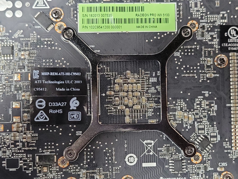 AMD Radeon Pro WX 5100 8GB 4x Display ports Graphics Card _