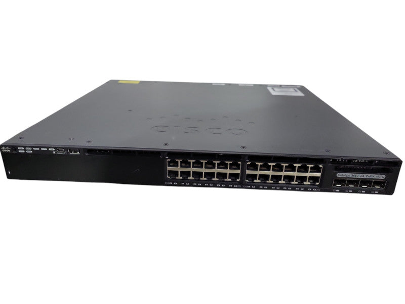 Cisco WS-C3650-24PS-S | 24-Port Gigabit PoE+ | 4x SFP, 1x PSU Network Switch  !