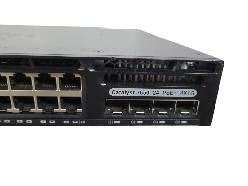 Cisco WS-C3650-24PS-S | 24-Port Gigabit PoE+ | 4x SFP, 1x PSU Network Switch  !