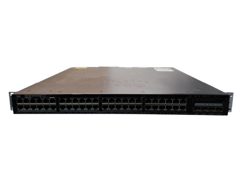 Cisco WS-C3650-48FD-S, 48-Port Gigabit PoE+ 2X10G Network Switch