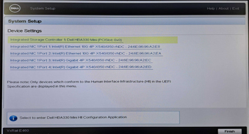 Dell VxRail E460 1U 10x 2.5" Xeon E5-2620 v4 @2.10GHz, 64GB DDR4, HBA330 Mini