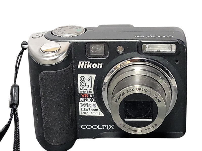 Nikon COOLPIX P50 8.1MP Digital Camera, No SD Card Q_