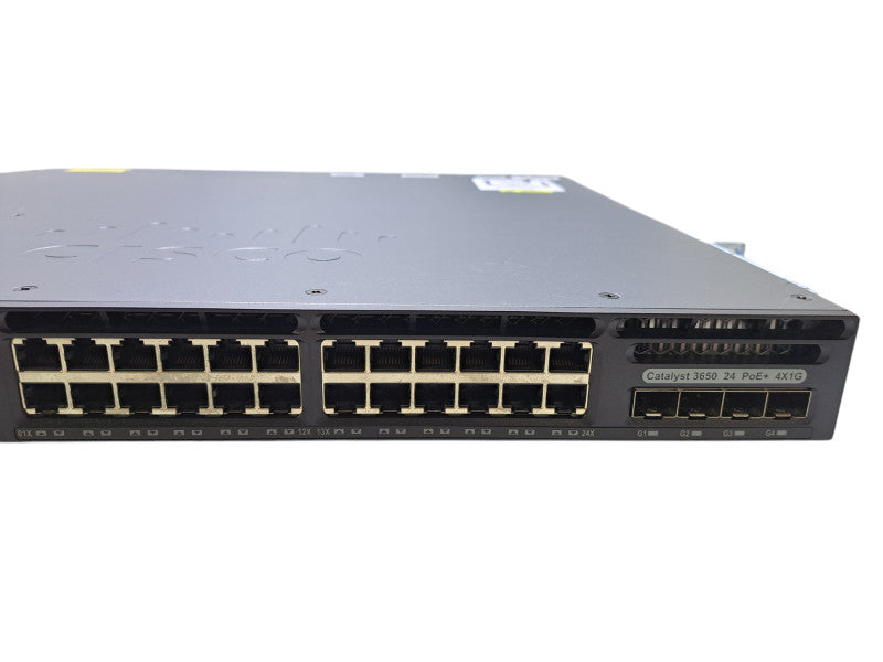 Cisco WS-C3650-24PS-S V05 | 24-Port Gigabit PoE+, 4x SFP Switch | 1x 640W PSU