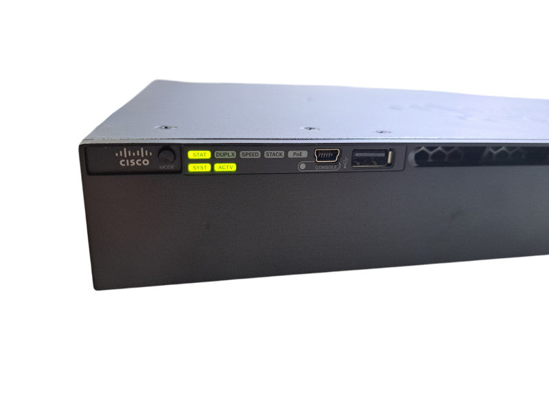 Cisco WS-C3650-24PS-S V05 | 24-Port Gigabit PoE+, 4x SFP Switch | 1x 640W PSU