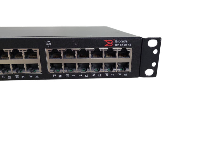 Brocade ICX6450-48 ICX 6450-48 Ethernet Switch, 48-Port Gigabit, 4-Port SFP+ !