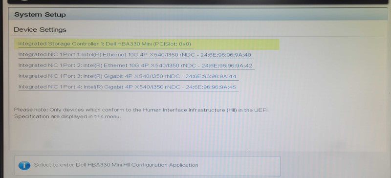 DELL PE R630, 1x Xeon E5-2620v4 2.10GHz 64GB DDR4 HBA330 mini, 2x PSU _