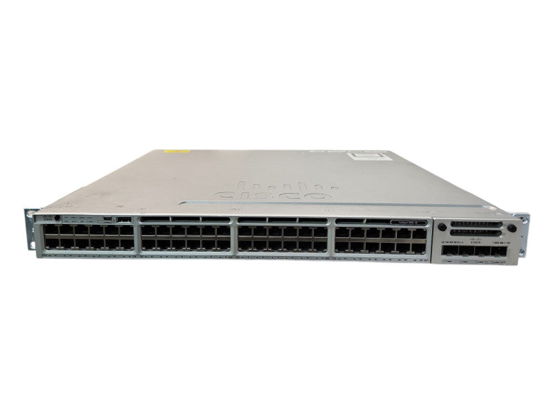 Cisco WS-C3850-48T-S 3850 48 port switch w/ C3850-NM-2-10G Module