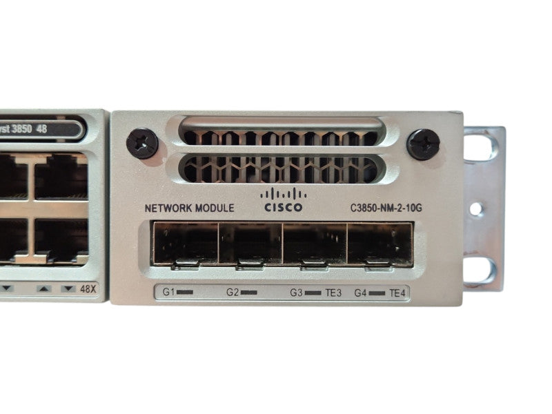 Cisco WS-C3850-48T-S 3850 48 port switch w/ C3850-NM-2-10G Module