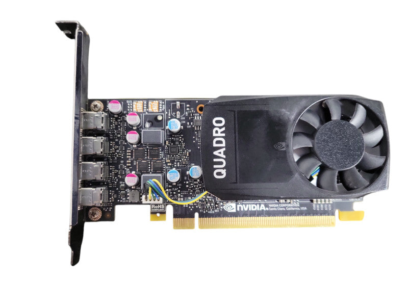 Nvidia Quadro P620 2GB GDDR5 PCIE Graphics Card 4x Mini DisplayPort !