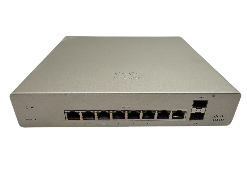 Cisco Meraki MS220-8P, 8-Port Gigabit PoE Network Switch, UNCLAIMED $