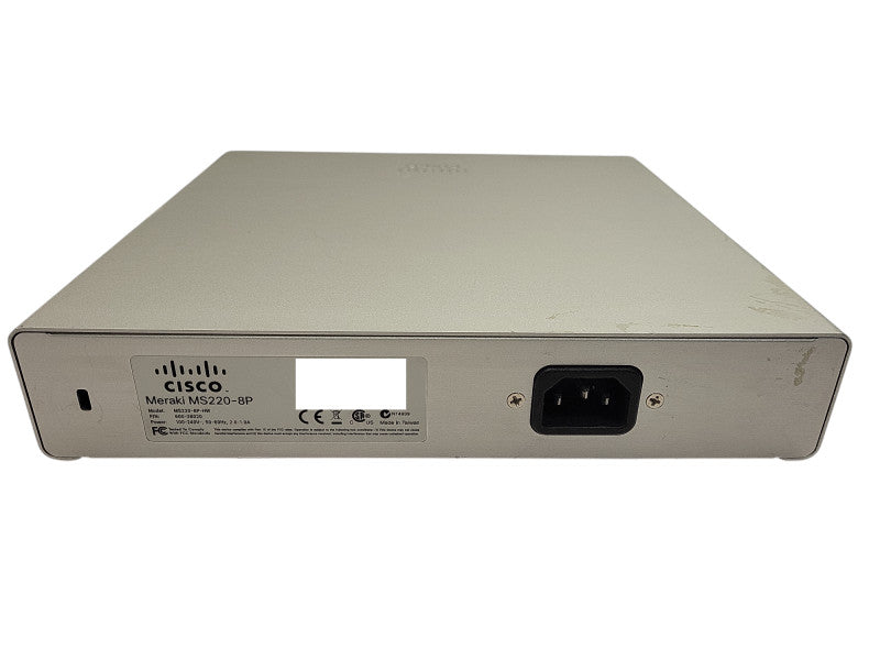 Cisco Meraki MS220-8P, 8-Port Gigabit PoE Network Switch, UNCLAIMED $