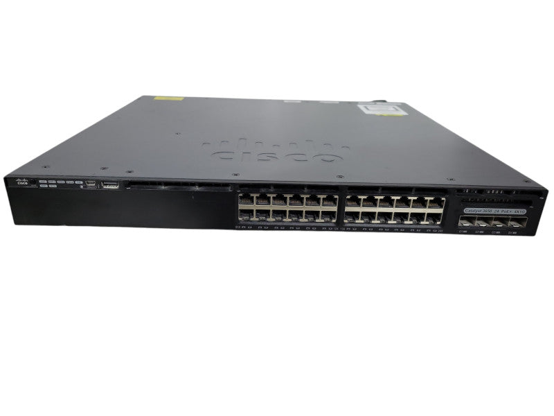 Cisco WS-C3650-24PS-S | 24-Port Gigabit PoE+ | 4x SFP, 1x PSU Network Switch !