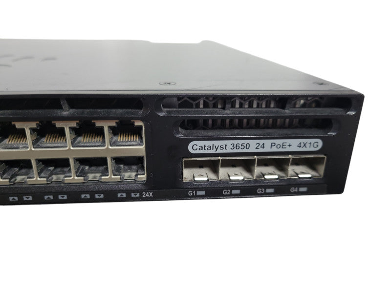 Cisco WS-C3650-24PS-S | 24-Port Gigabit PoE+ | 4x SFP, 1x PSU Network Switch !