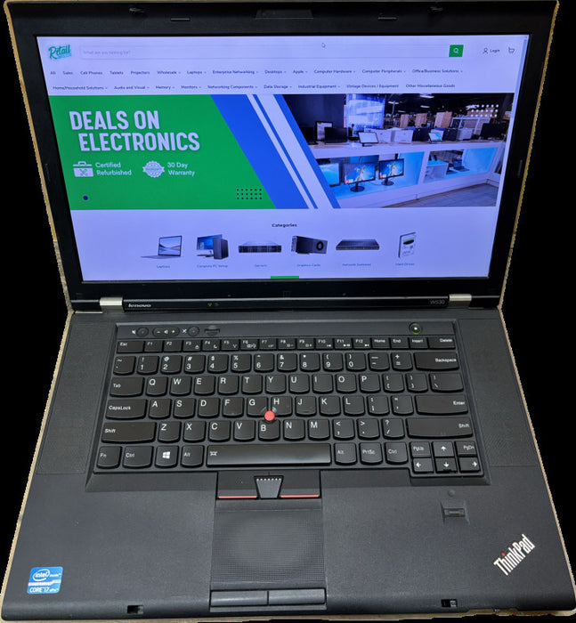 Lenovo ThinkPad W530 i7-3740MQ@2.7Gh QUADRO K1000M 2GB GPU 16GB RAM 480GB SSD  Lap200