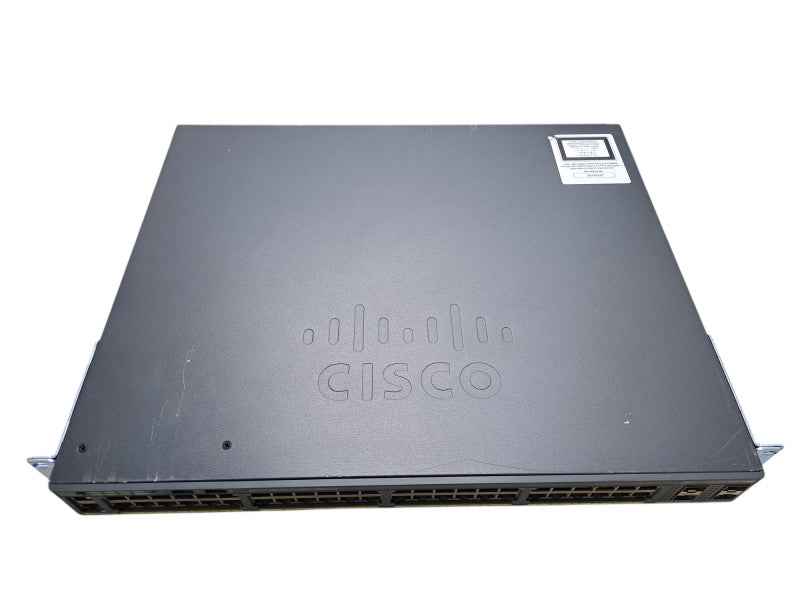 Cisco WS-C2960X-48LPS-L V01 | 48-Port Gigabit PoE+ 370W Switch | 4x SFP