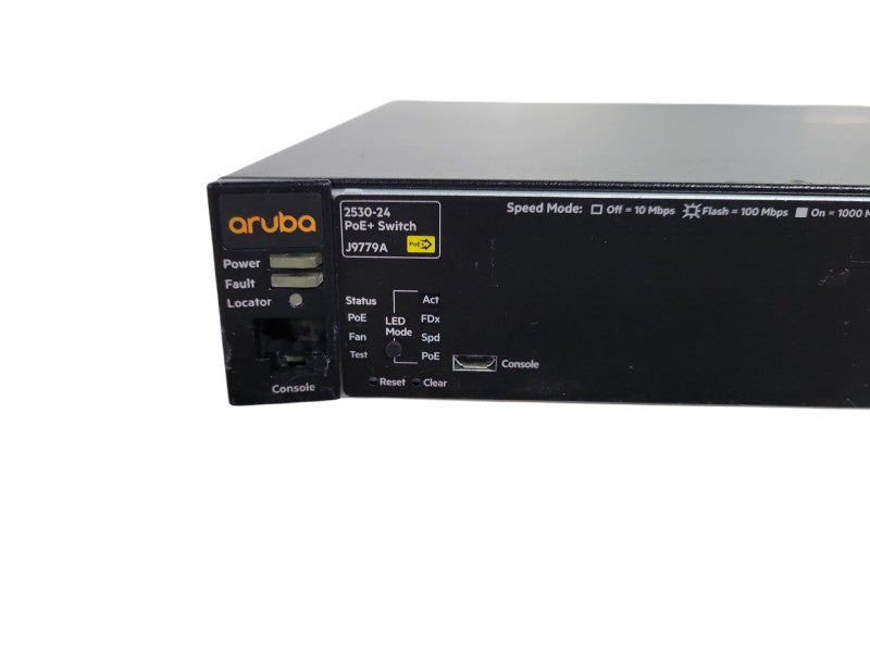 Aruba 2530-24 24-Port Managed PoE Gigabit Ethernet Switch J9779A !