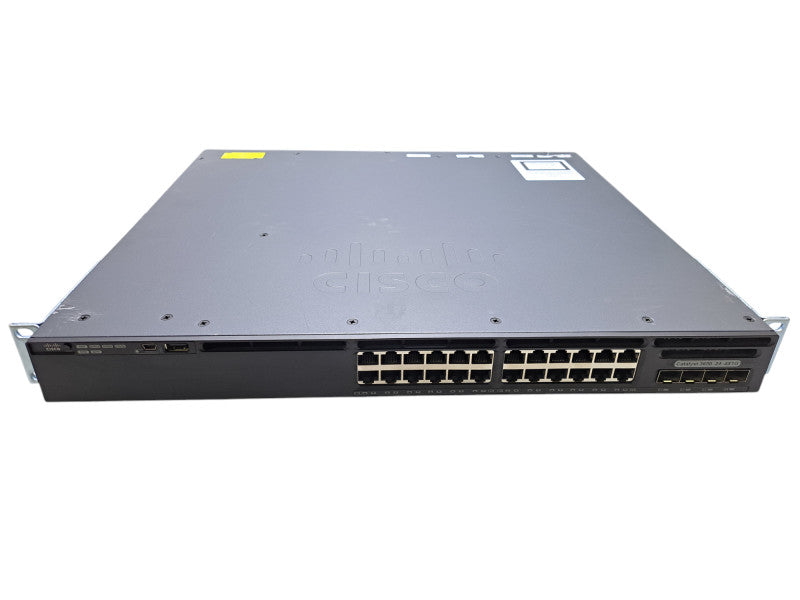 Cisco WS-C3650-24TS-S V03 | 24-Port Gigabit, 4x 1G SFP Switch | 2x 250W PSU