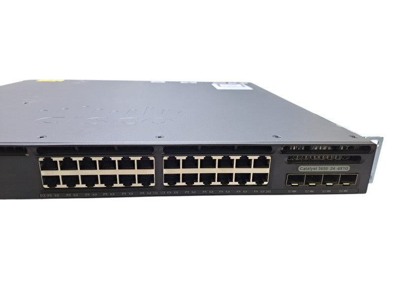 Cisco WS-C3650-24TS-S V03 | 24-Port Gigabit, 4x 1G SFP Switch | 2x 250W PSU